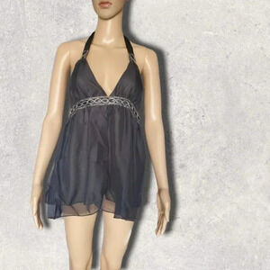 Silver and Black Teddy